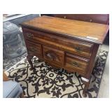 (BR) American Drew Queen Anne Style Lowboy Or