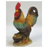 (D) Wales 7.5" Hand Painted Ceramic Rooster