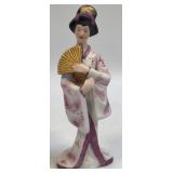 (D) Vintage Capodimonte Geisha Girl Ceramic