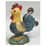 (D) Vintage Ceramic Rooster Measuring Spoon