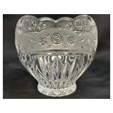 (D) Oneida Southern Garden 4" Crystal Bowl