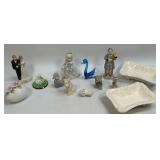 (D) Assorted Figurines, Soap Dishes etc Some with