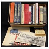 (D) Several Vintage Books and Original Chatham