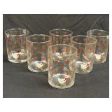 (D) CHD Anchor Hocking Tumbler 1984 Set Of 4