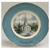 (D) 1974 Avon Christmas Collector Plate, 2nd