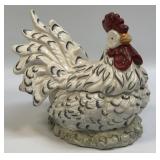 (D) Vintage Rooster Cookie Jar