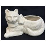 (D) McCoy Vintage Cat Planter Pottery 7.5"