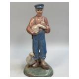 (D) VINTAGE DUTCH BOY WITH GEESE - 1975 DUNCAN