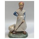 (D) VINTAGE DUTCH GIRL WITH GOOSE - 1975 DUNCAN