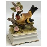 (D) Towle Fine Porcelain European Gold Finch Music