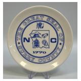 (D) Vintage Ceramic Collector Plate "The Great