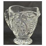 (D) Lead Crystal Clear Poland Handcut Glass