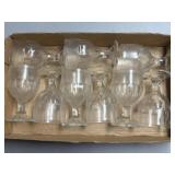 (G) Several Vintage Libbey Glass Co Clear Stemmed