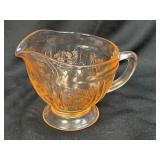 (D) Federal Glass - Sharon Pink Rose Cabbage -