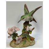 (D) Porcelain Hummingbird Figurine