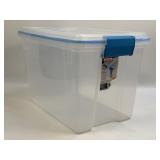 (D) Sterilite 20 Qt Gasket Storage Box (Broken