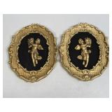 (D) Set of 2 Vintage Original Arnart Creation