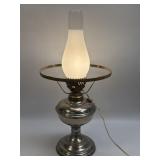 (D) Aladdin Model No. 6 Nickel Plated Brass Oil