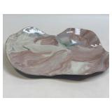 (D) Handmade Marbled Ceramic Trinket Dish