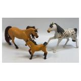 (D) 3 Toy Horses As Pictured