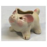 (D) Vintage Shawnee Pig Planter: Smiling Ceramic