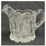(D) Vintage IMPERIAL GLASS, SAW TOOTH CUT
