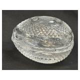(D) Avon Glass Egg Trinket Box, Mother