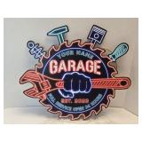 (D) Wooden Garage Wall Decor 15ï¿½"x 14"