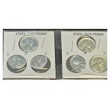 (SC) 6 Steel War Pennies