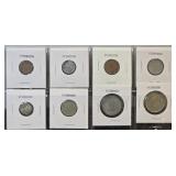 (SC) 8 Foreign Coins