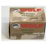 (SC) Wolf 7.62 X 39 MM FMJ