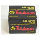 (SC) Full Box Tul Ammo 7.62 X 39 MM FMJ