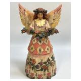 (D) Jim Shore Vintage Angel of Gratefulness