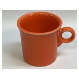(D) HLC Fiesta Fiestaware Orange Cup Mug 10 Ounce