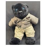(D) The Bear Mill Stuffed Animal In Safari Outfit