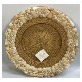 (D) Pottery Barn Seashell Charger 15ï¿½ Diameter