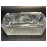 (D) Vintage Federal Glass Refrigerator Dish W/Lid