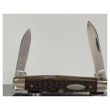 (SC) Case XX 2 Blade Jig Handle Knife