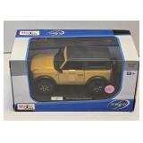 (D) Maisto 2021 Ford Bronco Badlands Diecast Model
