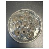 (D) Glass Flower Frog 3ï¿½ Diameter