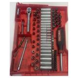 (D) Craftsman1/4ï¿½ Ratchet Set as Shown! Approx