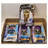 (D) 4 Marvel Figures NIB (Boxes Damaged)