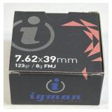 (SC) Full Box Igman 7.62 X 39 MM FMJ