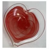 (D) Vintage Murano Style  Blown Glass Trinket