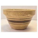 (D) Roseville Pottery Brown Striped 5" StonewarE