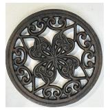 (D) Cast Iron Trivet Approx 7ï¿½ Diameter