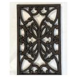 (D) Cast Iron Trivet Approx 9.75ï¿½ x 5.75ï¿½