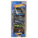 (D) 5-Hot Wheels Cars As Pictured (HW City)