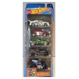 (D) 5-Hot Wheels Cars As Pictured (HW Design Lab)