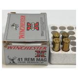 (SC) 4 Rounds Winchester Super X 41 REM Mag